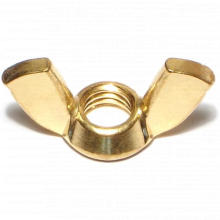 High quality brass DIN315 Wing nut m2.5